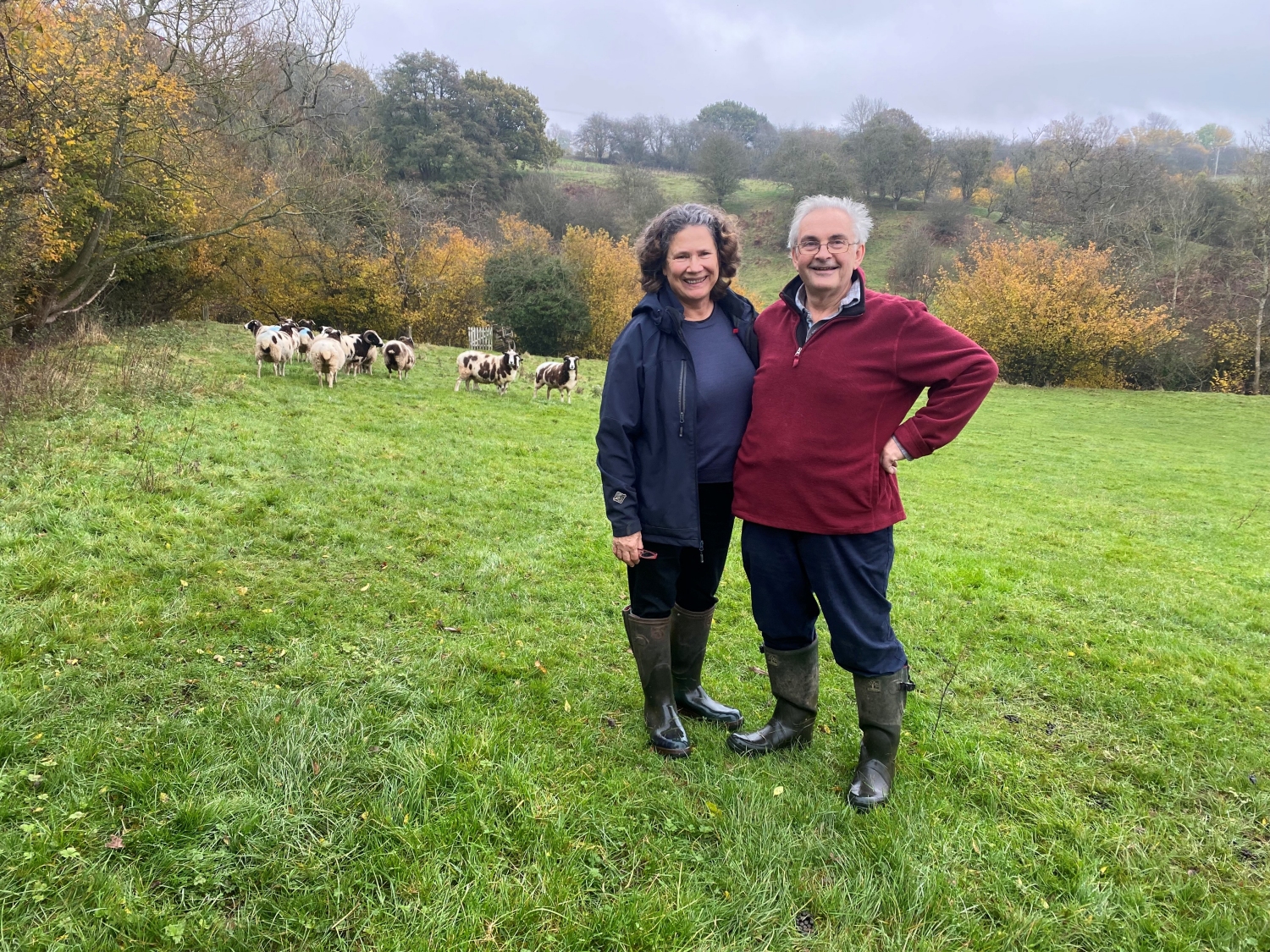 James and Olwen, owners of Reaside Farm